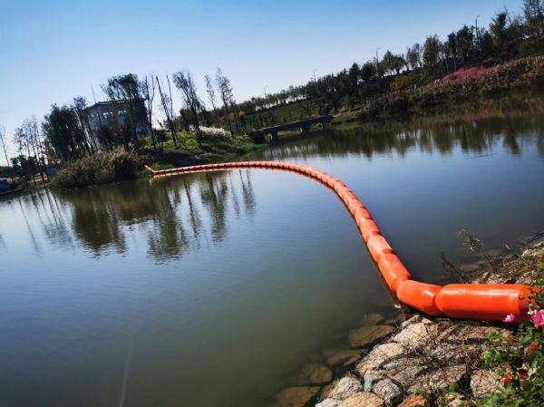 河道清污攔油滾塑一體成型浮筒